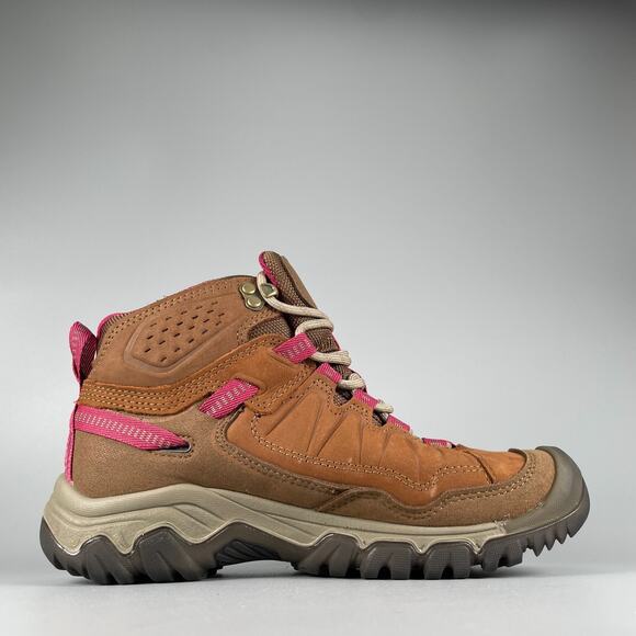 KEEN Targhee IV Women's Size 6.5 Brown Leather Waterproof Outdoor Hiking Boots - Picture 5 of 9